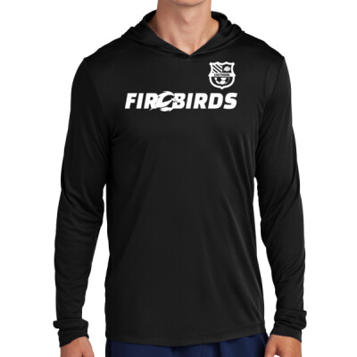 Drifit Long Sleeve Hoodie - Firebird with Badge Thumbnail